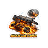Smokes Like A Boss Sticker